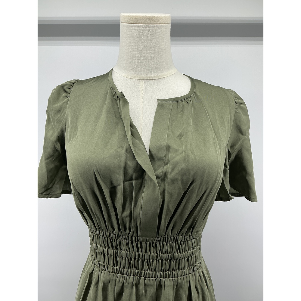 Washable Stretch Silk Tiered Maxi Dress - Picture 3 of 3